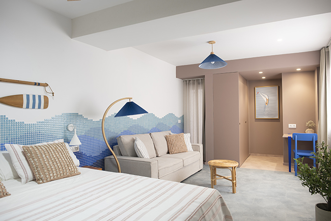 diseño interior habitación hotel